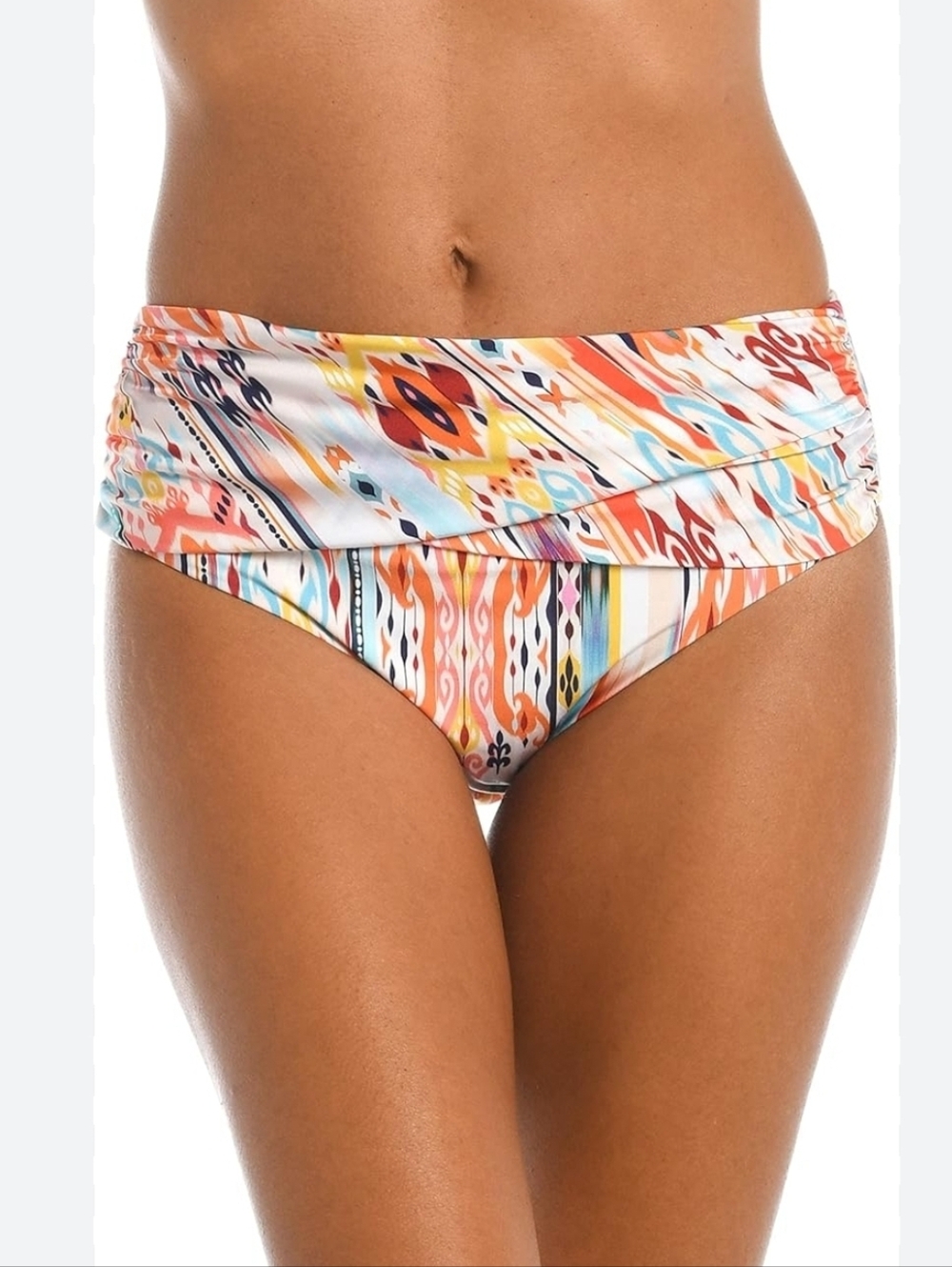 La Blanca Desert Dreams Mid-Waist Sash Band Bottom NWT